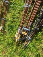 30 METAL ELECTRIC FENCING STAKES - 2