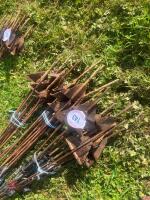 30 METAL ELECTRIC FENCING STAKES - 5