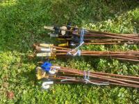 30 METAL ELECTRIC FENCING STAKES - 3