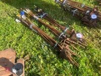 30 METAL ELECTRIC FENCING STAKES - 5