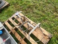 2 GALVANISED BUCKET HOLDERS - 6