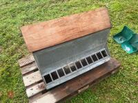 3' GALVANISED PIGLET FEEDER - 6