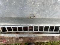3' GALVANISED PIGLET FEEDER - 8