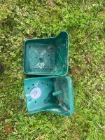 2 MINERAL BLOCK HOLDERS - 2