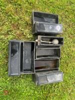 4 PLASTIC WALL MOUNTED DRINKING TROUGHS - 2