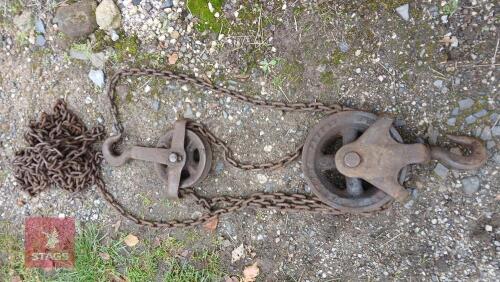 CHAIN LIFTING BLOCK AND TACKLE (S/R)