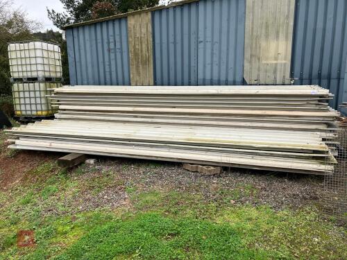 20 X 5.4M INSULATED ROOF SHEETS (55)
