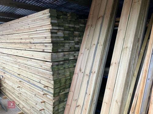 50 X 3M X 5'' X 1'' LENGTHS OF DECKING
