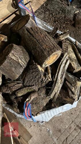 DUMPY BAG OF OAK LOGS
