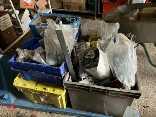 LARGE QTY OF NUTS, BOLTS ETC