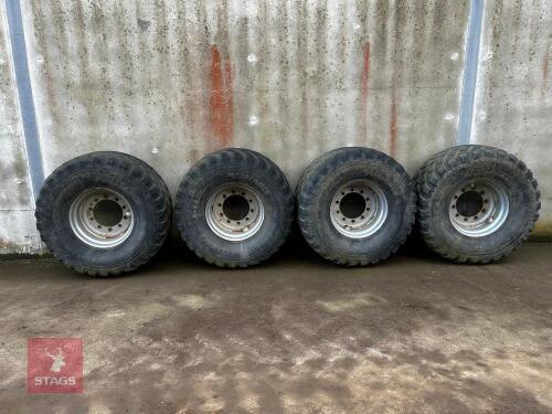 4 FLOTATION TYRES & RIMS