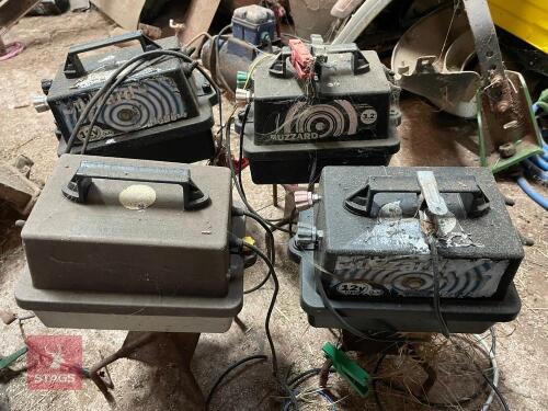 4 X HOTLINE ELECTRIC FENCING UNITS (S/R)