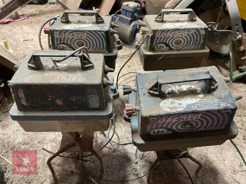 4 X HOTLINE ELECTRIC FENCING UNITS (S/R)