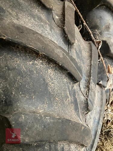 TWO FRONT TYRES (S/R)