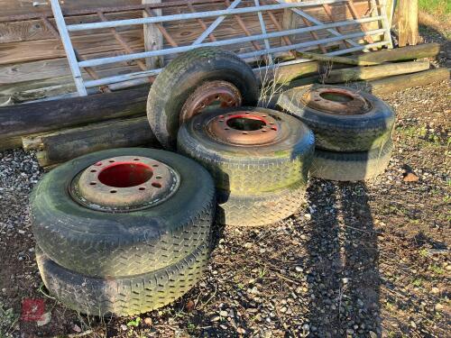 7 X 7.50 R15 WHEELS & TYRES