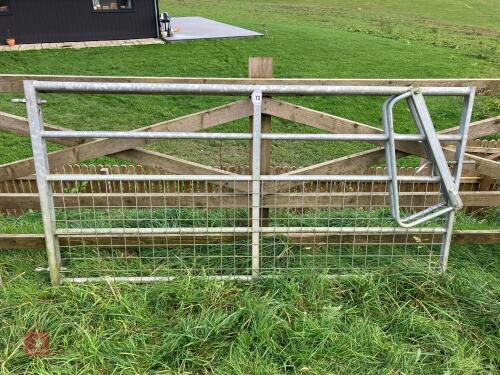 7' 6'' GALVANISED MESH GATE (73)