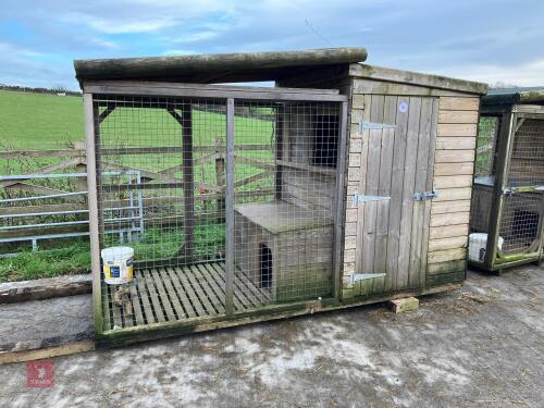 10' DOG KENNEL & RUN (75)