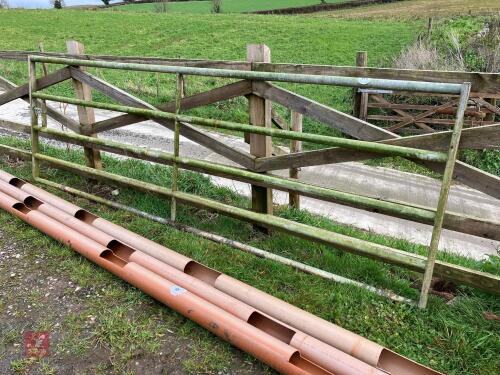11' 6'' GALVANISED YARD GATE (145)