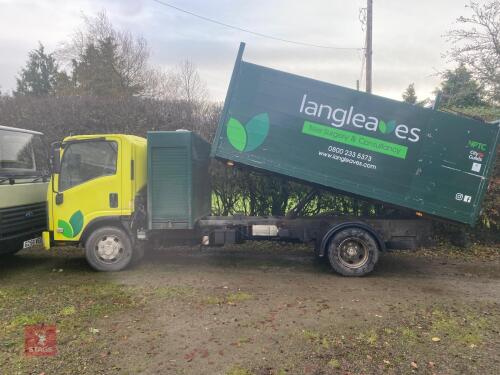 2014 ISUZU N62150 DROPSIDE TIPPING LORRY