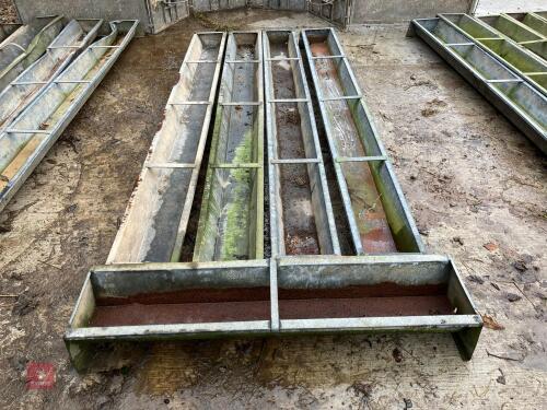 5 GROUND FEED TROUGHS (31)