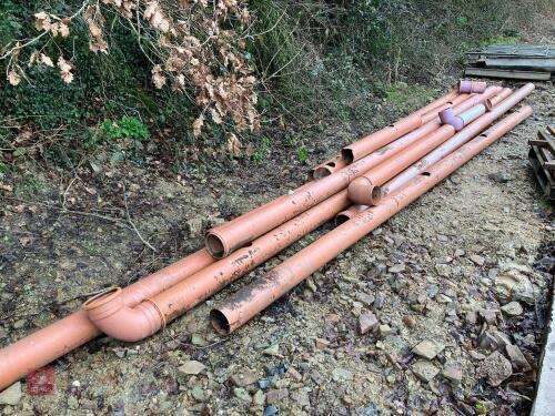 150' OF PLASTIC DRAINAGE PIPE (36)