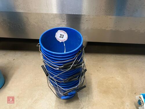 16 CALF FEEDING BUCKETS (33)
