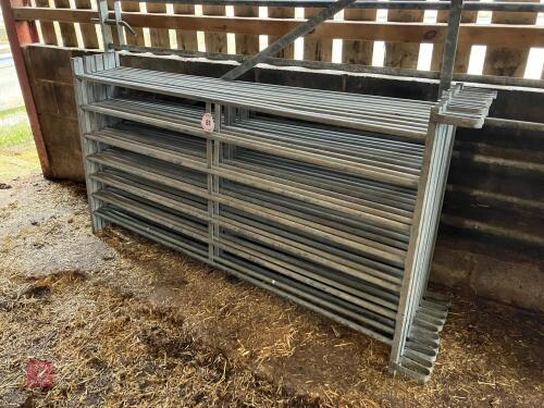 10 X 6' GALVANISED HURDLES (61)