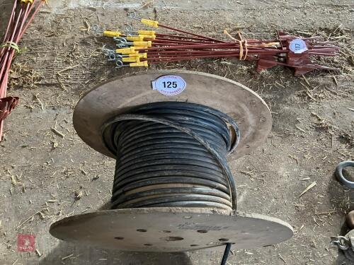 QTY OF ARMOURED CABLE (125)