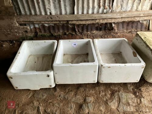 3 BELFAST SINKS (189)