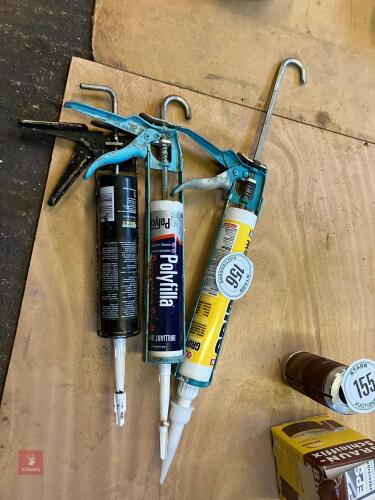 3 MASTIC GUNS