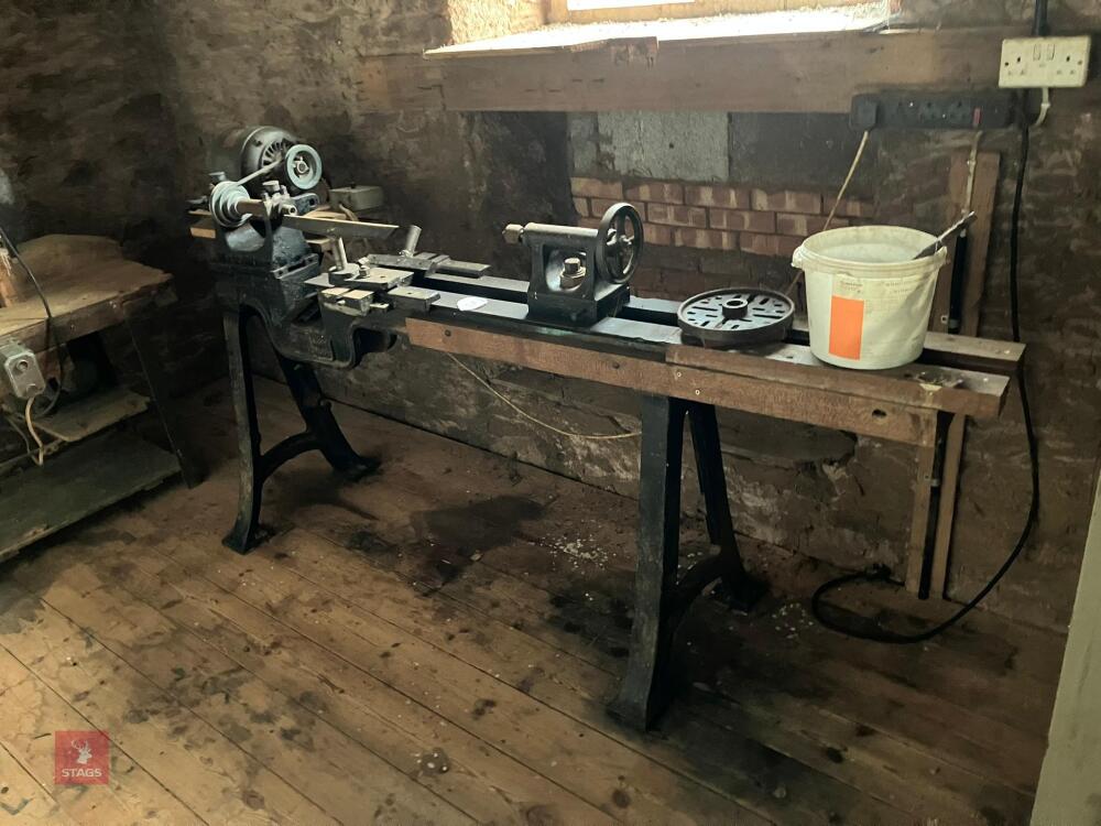MOSER & SONS WOODWORKING LATHE