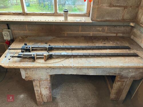 2 RECORD 138 5' SASH CLAMPS