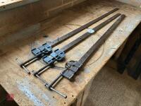 3 RECORD SASH CLAMPS - 8