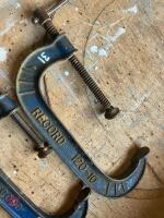 4 ASSORTED G-CLAMPS - 4