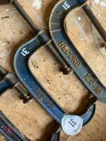 4 ASSORTED G-CLAMPS - 5