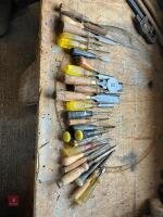 26 ASSORTED CHISELS