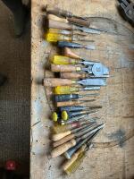 26 ASSORTED CHISELS - 2
