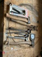 HATCHET, RIVETER, CUTTERS