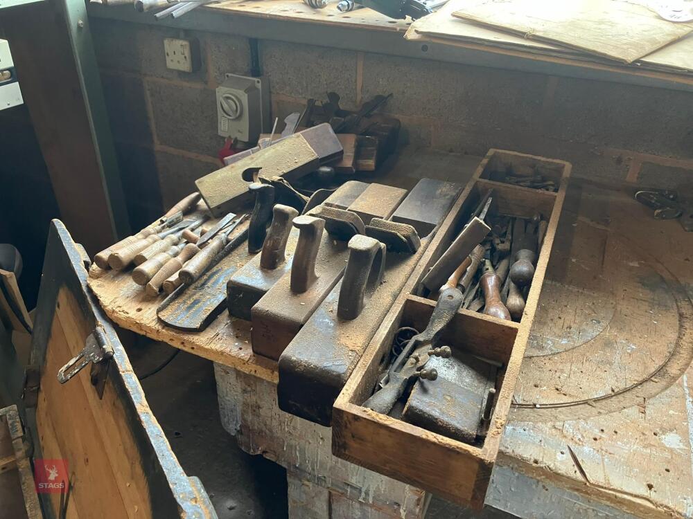ASSORTED PLANES & STORAGE CHEST