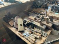 ASSORTED PLANES & STORAGE CHEST - 11