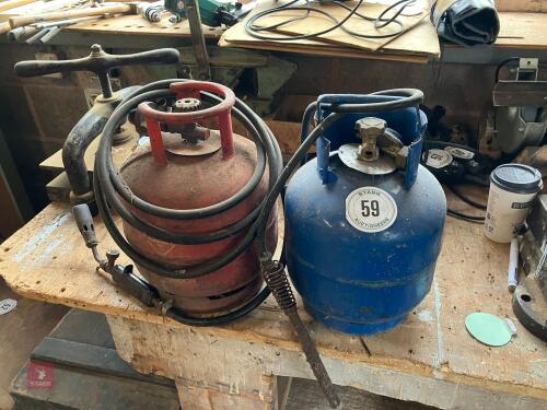 GAS BOTTLES & TORCHES