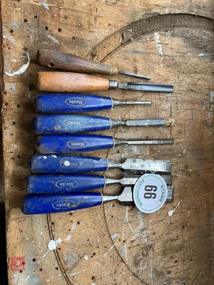 8 ASSORTED WOOD FILES