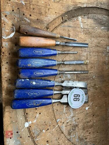 8 ASSORTED WOOD FILES