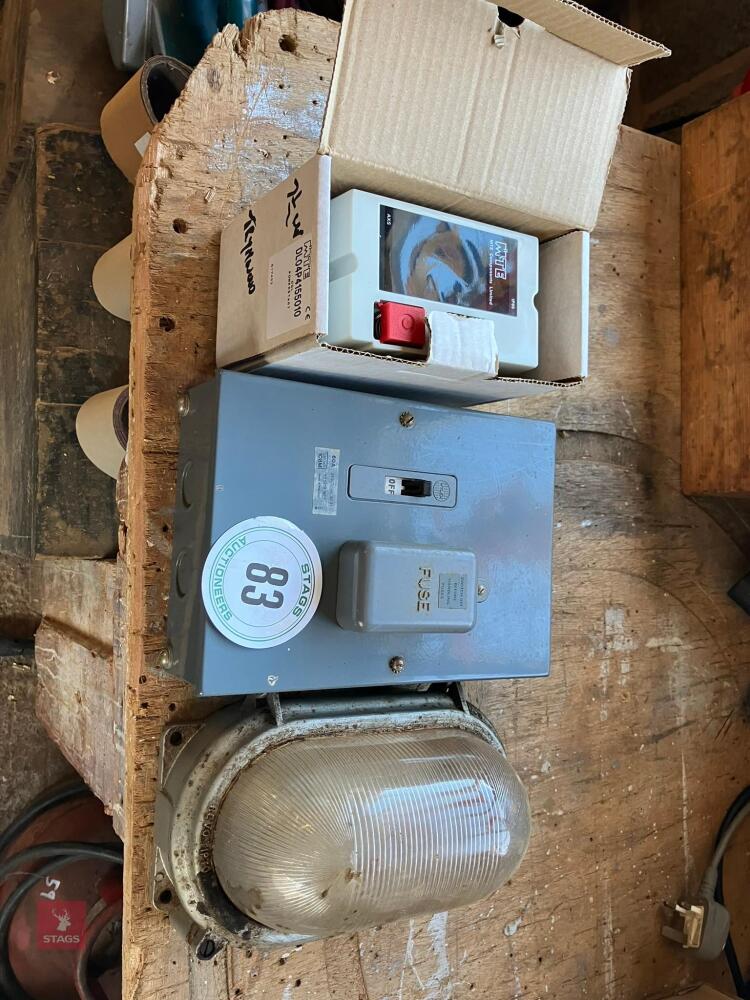 SWITCHES & EXTERIOR LIGHT