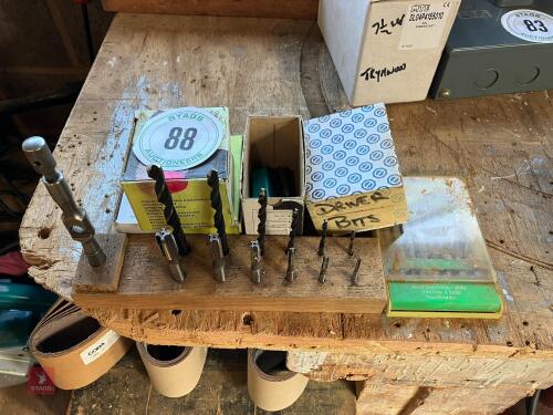 ASSORTED DRILL BITS