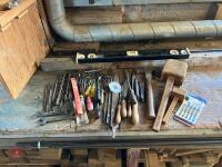 FILES, CHISELS, MALLET ETC - 2