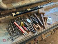 FILES, CHISELS, MALLET ETC - 3