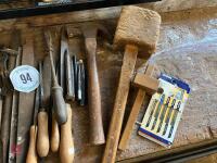 FILES, CHISELS, MALLET ETC - 5