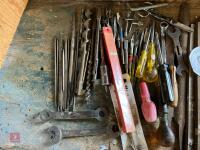 FILES, CHISELS, MALLET ETC - 9