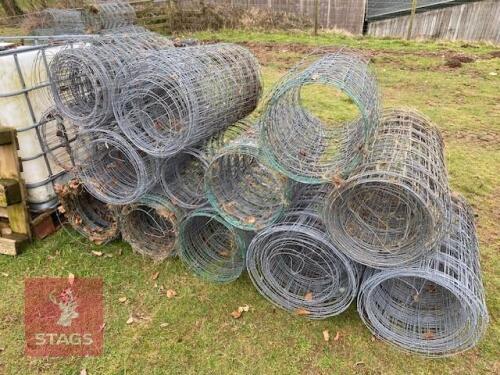 LARGE PILE OF STOCK NETTING